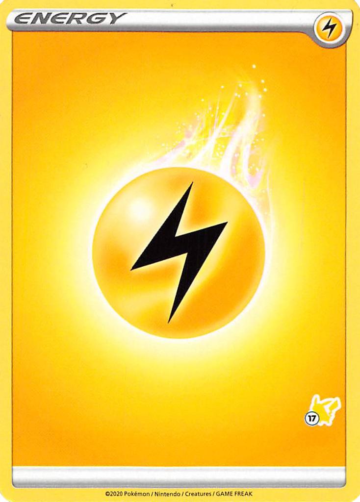Lightning Energy (Pikachu Stamp #17) [Battle Academy 2022] | Mega City Incorporated