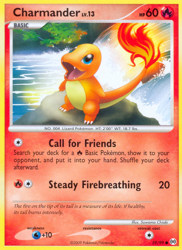 Charmander (59/99) [Platinum: Arceus] | Mega City Incorporated