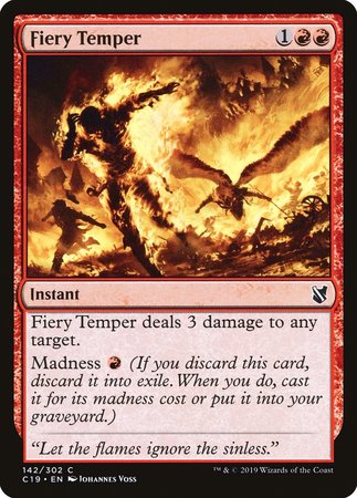 Fiery Temper [Commander 2019] | Mega City Incorporated
