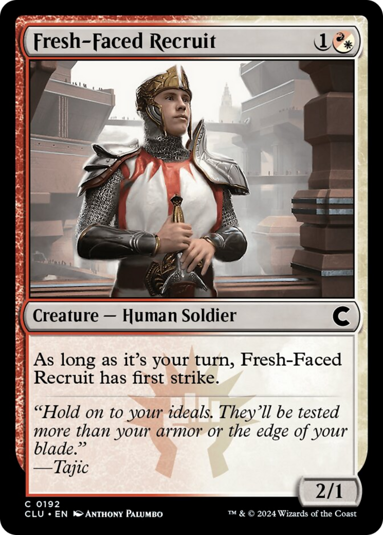 Fresh-Faced Recruit [Ravnica: Clue Edition] | Mega City Incorporated