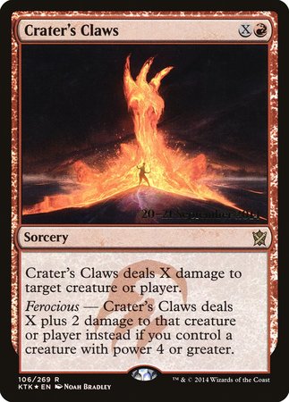 Crater's Claws [Khans of Tarkir Promos] | Mega City Incorporated