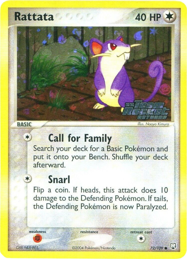 Rattata (72/109) (Stamped) [EX: Team Rocket Returns] | Mega City Incorporated