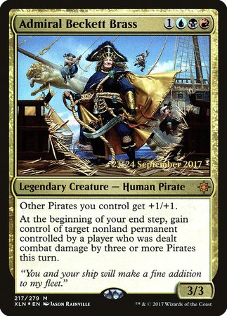 Admiral Beckett Brass [Ixalan Promos] | Mega City Incorporated