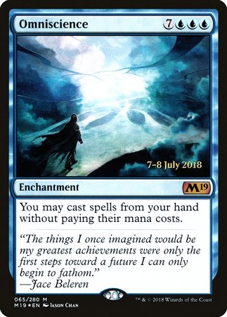 Omniscience [Core Set 2019 Promos] | Mega City Incorporated