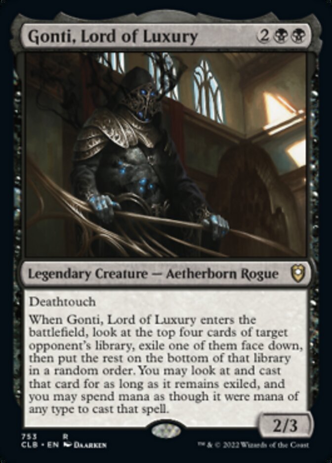 Gonti, Lord of Luxury [Commander Legends: Battle for Baldur's Gate] | Mega City Incorporated