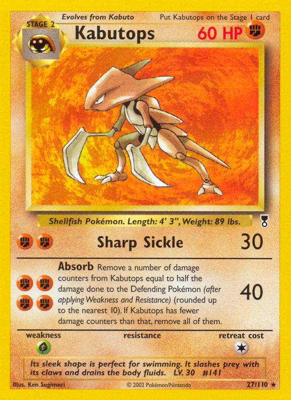 Kabutops (27/110) [Legendary Collection] | Mega City Incorporated