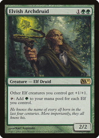 Elvish Archdruid [Magic 2011] | Mega City Incorporated