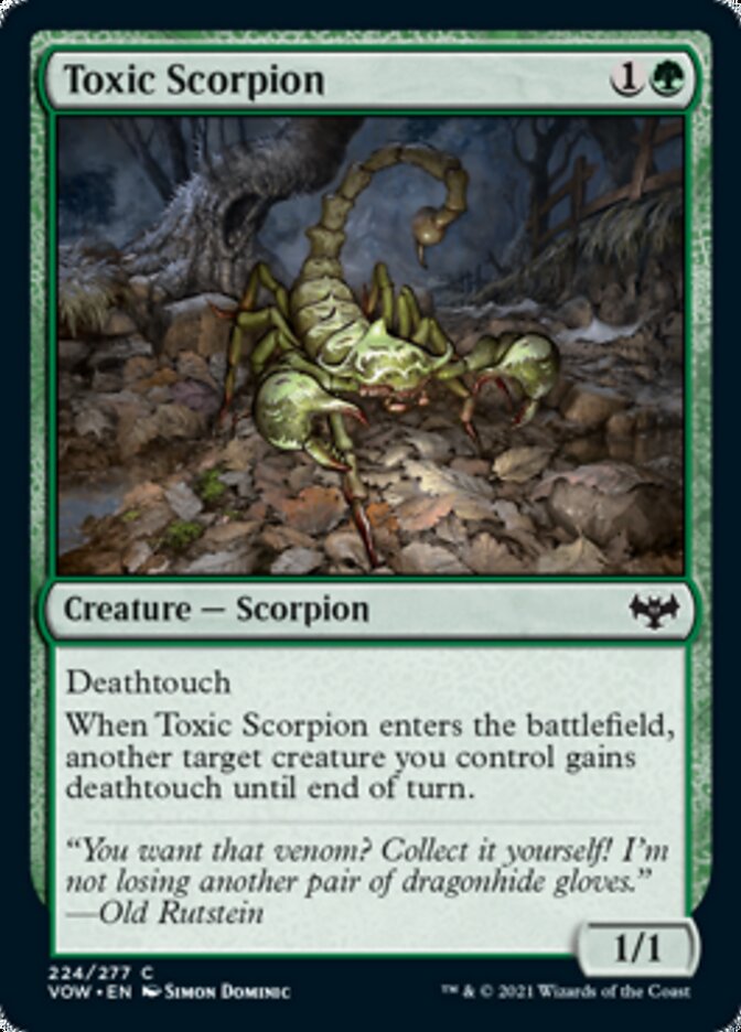 Toxic Scorpion [Innistrad: Crimson Vow] | Mega City Incorporated