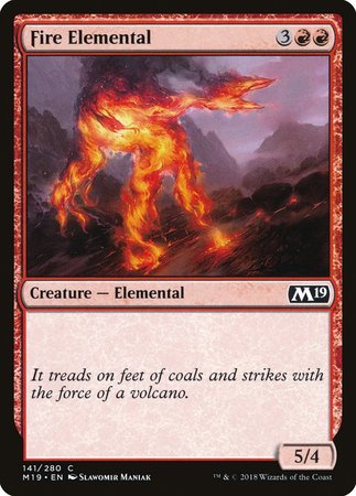 Fire Elemental [Core Set 2019] | Mega City Incorporated