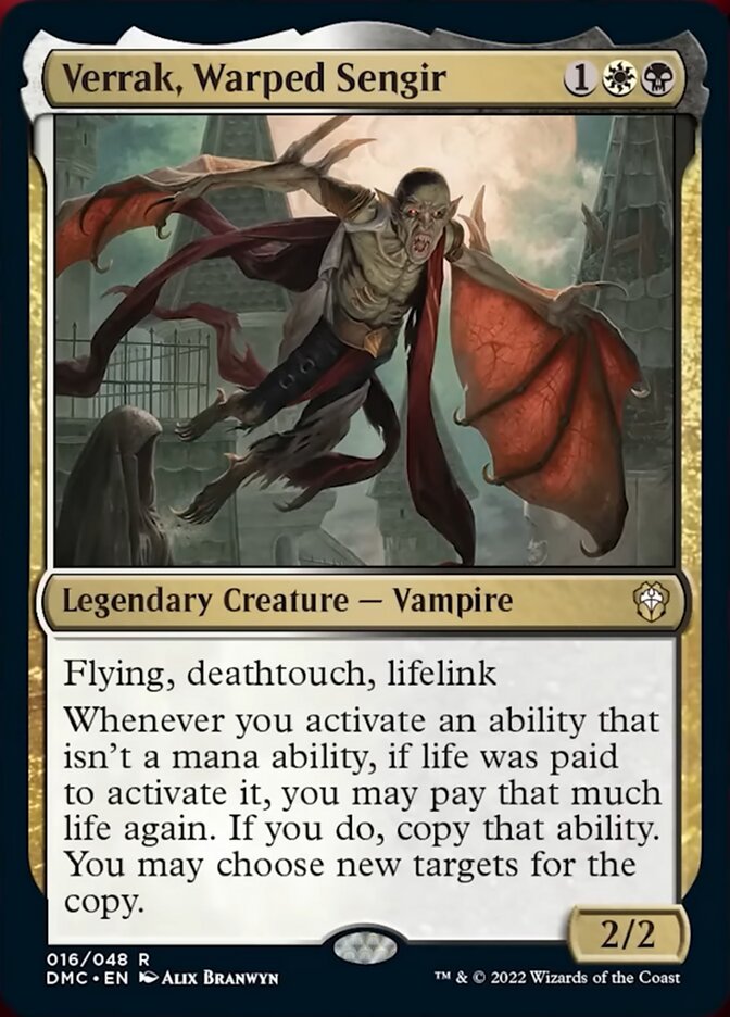 Verrak, Warped Sengir [Dominaria United Commander] | Mega City Incorporated