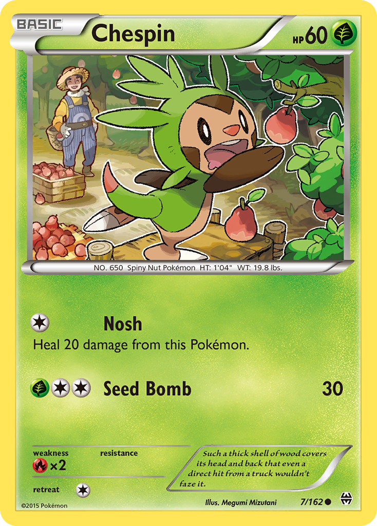 Chespin (7/162) [XY: BREAKthrough] | Mega City Incorporated