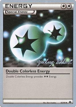 Double Colorless Energy (92/99) (CMT - Zachary Bokhari) [World Championships 2012] | Mega City Incorporated