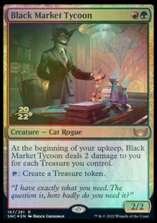Black Market Tycoon [Streets of New Capenna Prerelease Promos] | Mega City Incorporated