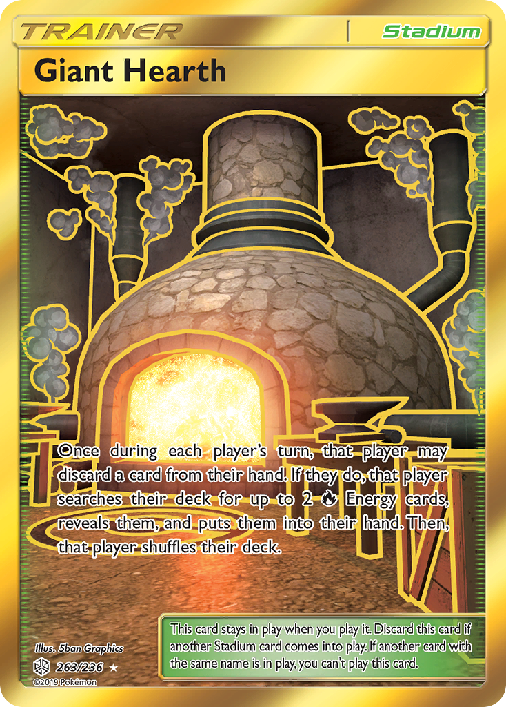 Giant Hearth (263/236) [Sun & Moon: Cosmic Eclipse] | Mega City Incorporated