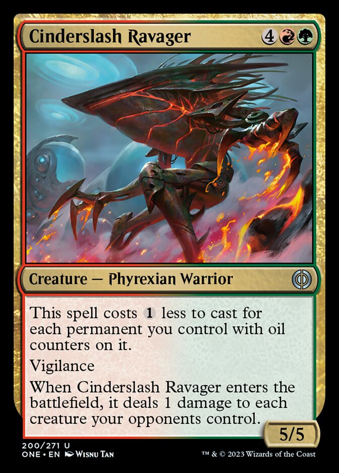 Cinderslash Ravager [Phyrexia: All Will Be One] | Mega City Incorporated