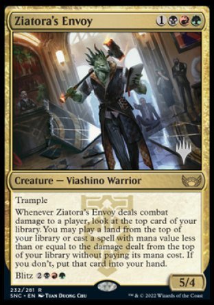 Ziatora's Envoy (Promo Pack) [Streets of New Capenna Promos] | Mega City Incorporated