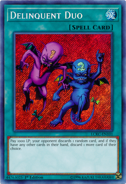 Delinquent Duo [LCKC-EN101] Secret Rare | Mega City Incorporated