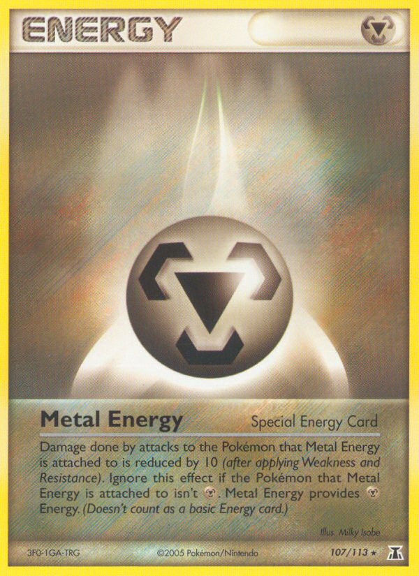 Metal Energy (107/113) [EX: Delta Species] | Mega City Incorporated