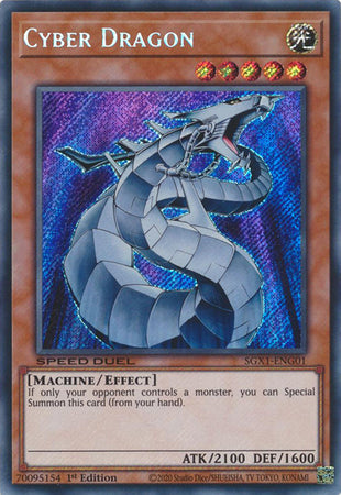 Cyber Dragon [SGX1-ENG01] Secret Rare | Mega City Incorporated