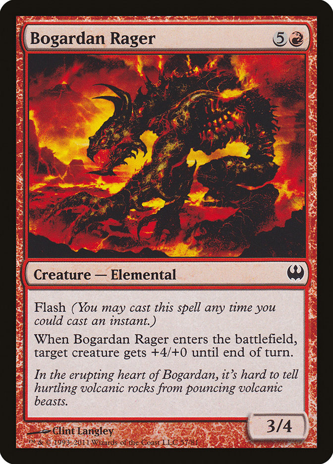 Bogardan Rager [Duel Decks: Knights vs. Dragons] | Mega City Incorporated