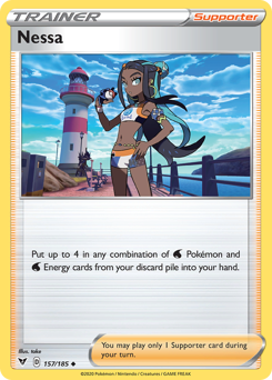 Nessa (157/185) [Sword & Shield: Vivid Voltage] | Mega City Incorporated