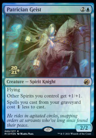 Patrician Geist [Innistrad: Midnight Hunt Prerelease Promos] | Mega City Incorporated