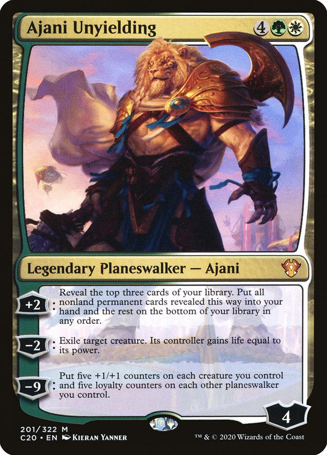 Ajani Unyielding [Commander 2020] | Mega City Incorporated