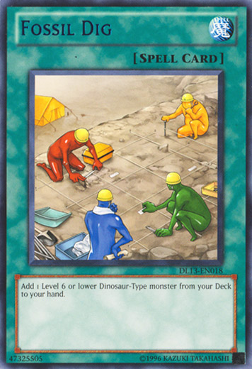 Fossil Dig (Blue) [DL13-EN018] Rare | Mega City Incorporated