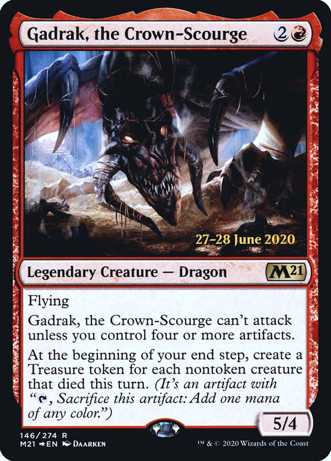 Gadrak, the Crown-Scourge  [Core Set 2021 Prerelease Promos] | Mega City Incorporated