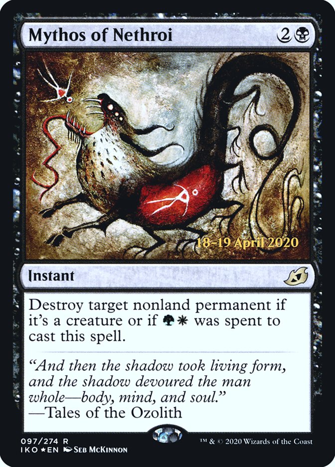 Mythos of Nethroi  [Ikoria: Lair of Behemoths Prerelease Promos] | Mega City Incorporated