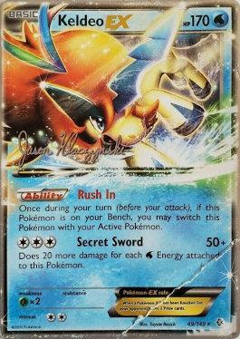 Keldeo EX (49/149) (Darkrai Deck - Jason Klaczynski) [World Championships 2013] | Mega City Incorporated