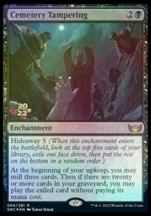 Cemetery Tampering [Streets of New Capenna Prerelease Promos] | Mega City Incorporated