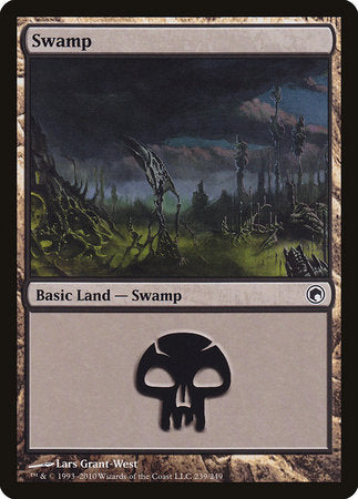 Swamp (239) [Scars of Mirrodin] | Mega City Incorporated