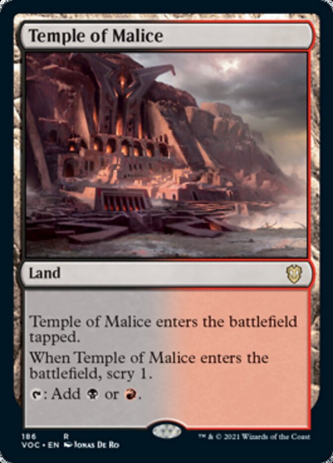 Temple of Malice [Innistrad: Crimson Vow Commander] | Mega City Incorporated