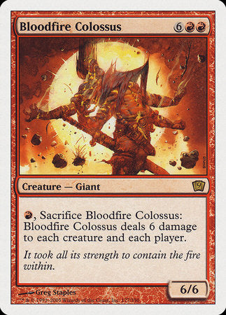Bloodfire Colossus [Ninth Edition] | Mega City Incorporated