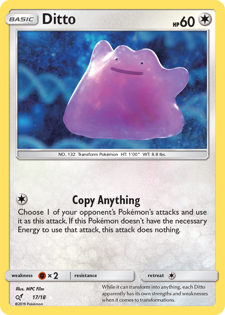 Ditto (17/18) [Sun & Moon: Detective Pikachu] | Mega City Incorporated