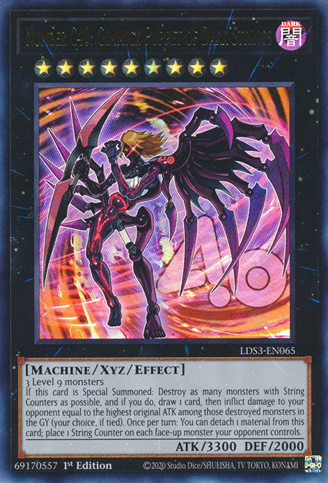 Number C40: Gimmick Puppet of Dark Strings [LDS3-EN065] Ultra Rare | Mega City Incorporated