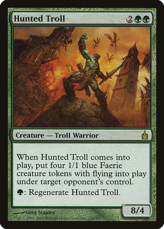 Hunted Troll [Ravnica: City of Guilds] | Mega City Incorporated