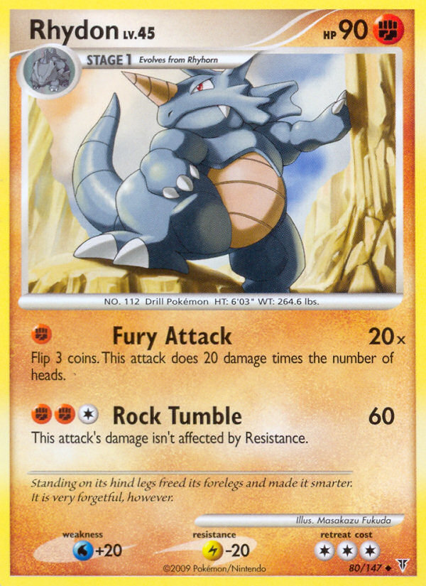 Rhydon (80/147) [Platinum: Supreme Victors] | Mega City Incorporated