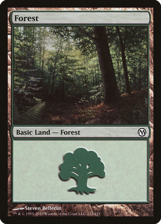 Forest (112) [Duels of the Planeswalkers] | Mega City Incorporated