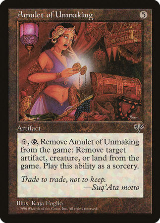 Amulet of Unmaking [Mirage] | Mega City Incorporated