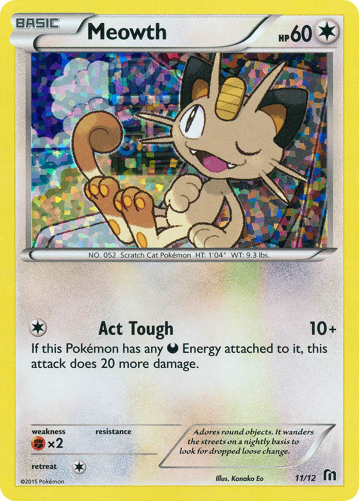 Meowth (11/12) [McDonald's Promos: 2016 Collection] | Mega City Incorporated