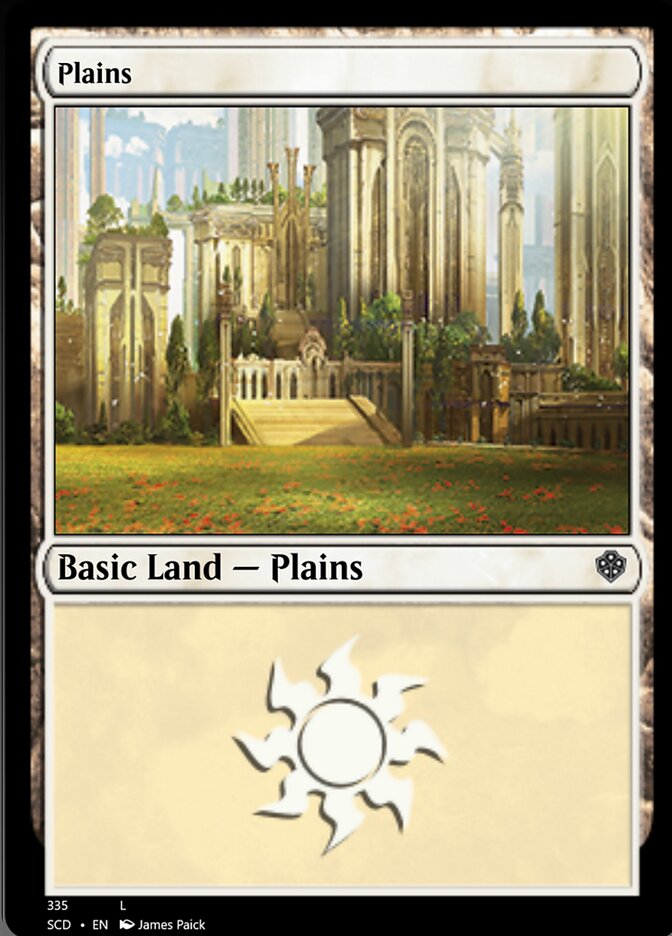 Plains (335) [Starter Commander Decks] | Mega City Incorporated