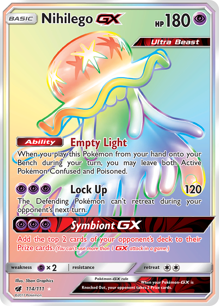 Nihilego GX (114/111) [Sun & Moon: Crimson Invasion] | Mega City Incorporated