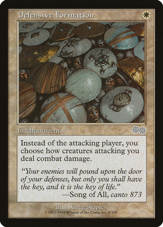 Defensive Formation [Urza's Saga] | Mega City Incorporated