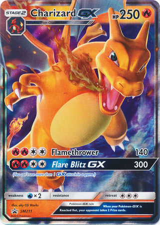 Charizard GX (SM211) (Jumbo Card) [Sun & Moon: Black Star Promos] | Mega City Incorporated