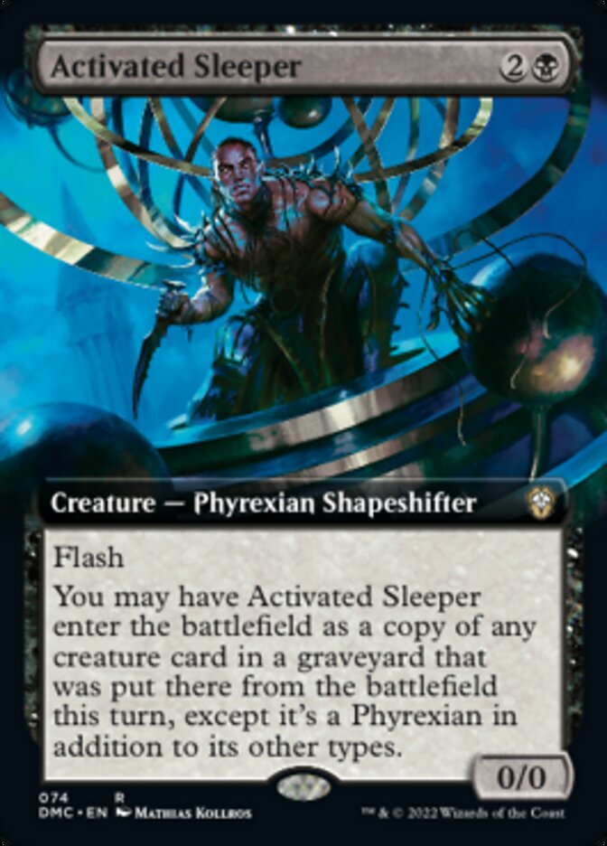 Activated Sleeper (Extended Art) [Dominaria United Commander] | Mega City Incorporated