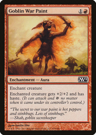 Goblin War Paint [Magic 2012] | Mega City Incorporated