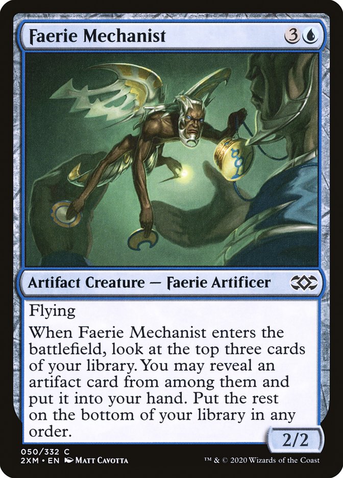 Faerie Mechanist [Double Masters] | Mega City Incorporated