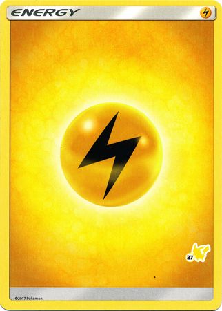 Lightning Energy (Pikachu Stamp #27) [Battle Academy 2020] | Mega City Incorporated